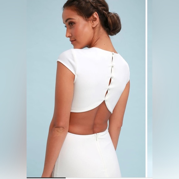 NWT! LuLu’s Wedding Dress - Picture 3 of 9